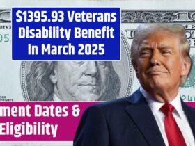 $1395.93 Veterans Disability Benefit In March 2025
