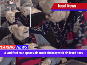 A Rockford man spends his 104th birthday with his loved ones