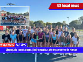Dixon Girls Tennis Opens Their Season at the Potter Invite in Morton
