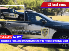 Dixon Police Make Arrest on Saturday Morning in the 700 Block of West 2nd Street