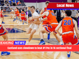 Eastland uses slowdown to beat #1 Pec in 1A sectional final