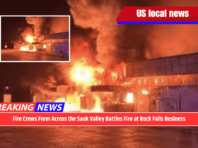 Fire Crews From Across the Sauk Valley Battles Fire at Rock Falls Business