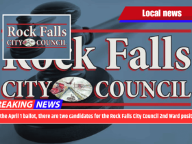 On the April 1 ballot, there are two candidates for the Rock Falls City Council 2nd Ward position