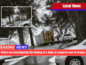 Police are investigating the finding of a body at property east of Oregon