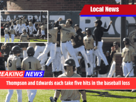 Thompson and Edwards each take five hits in the baseball loss