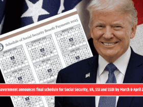 US Government announces final schedule for Social Security, VA, SSI and SSDI by March & April 2025